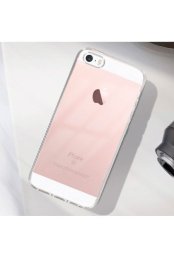 Cover Ultra Sottile Second Skin 0 3mm per iPhone 5 / 5S / SE 2016 - Trasparente