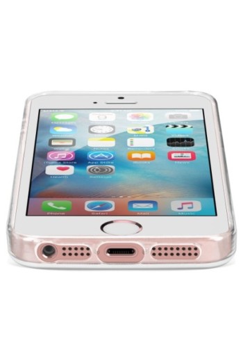 Cover Ultra Sottile Second Skin 0 3mm per iPhone 5 / 5S / SE 2016 - Trasparente