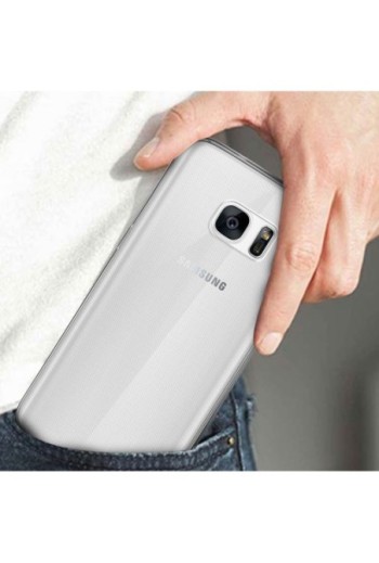 Cover Ultra Sottile Second Skin 0 3mm per Samsung Galaxy S7 - Trasparente