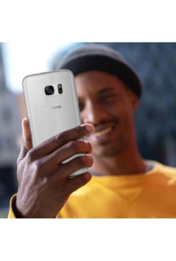 Cover Ultra Sottile Second Skin 0 3mm per Samsung Galaxy S7 - Trasparente