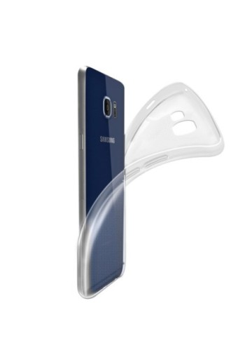 Cover Ultra Sottile Second Skin 0 3mm per Samsung Galaxy S6 Edge Plus - Trasparente