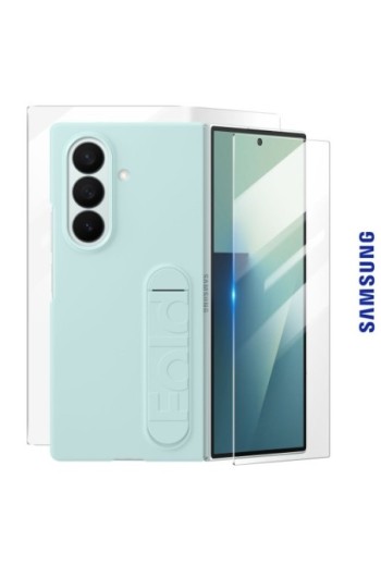 Custodia originale Samsung Galaxy Z Fold 7 Silicone Case - Verde Acqua