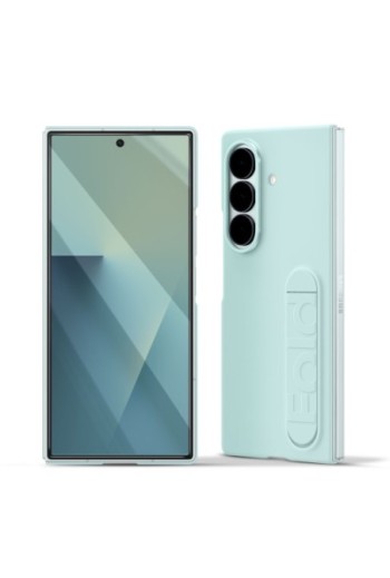Custodia originale Samsung Galaxy Z Fold 7 Silicone Case - Verde Acqua