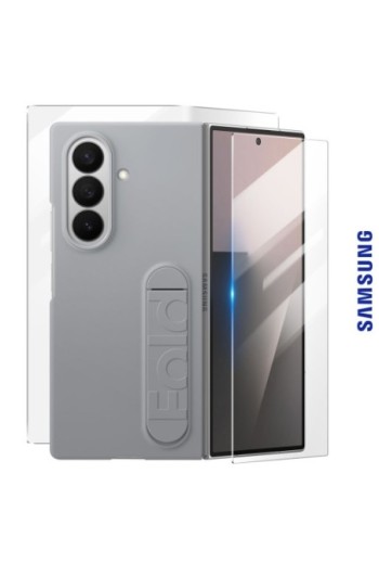 Custodia originale Samsung Galaxy Z Fold 7 Silicone Case - Grigio