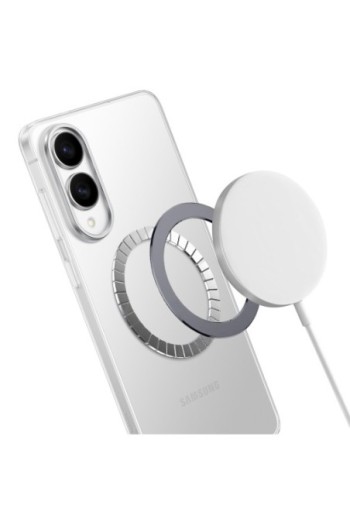 Cover Originale Samsung Galaxy S25 Edge - Clear Magnet Trasparente