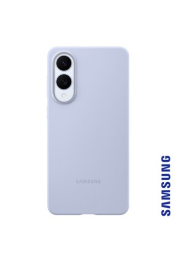 Cover Originale Samsung Galaxy S25 Edge - Silicone Cover Azzurro Soft Touch