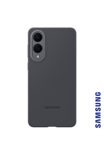 Cover Originale Samsung Galaxy S25 Edge - Silicone Cover Nero Soft Touch